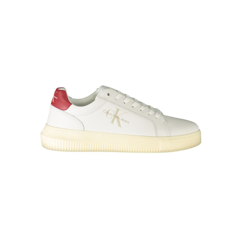 Sneaker aus weißem Polyester