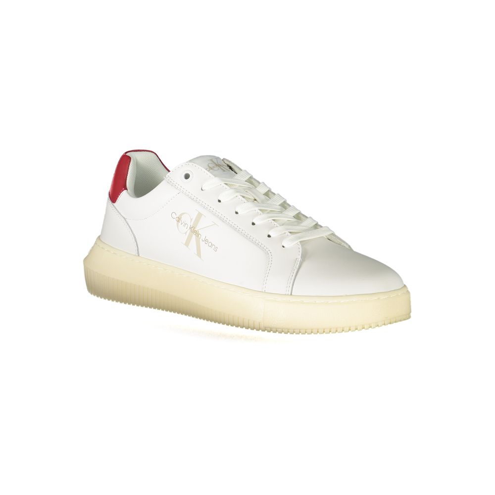 Sneaker aus weißem Polyester