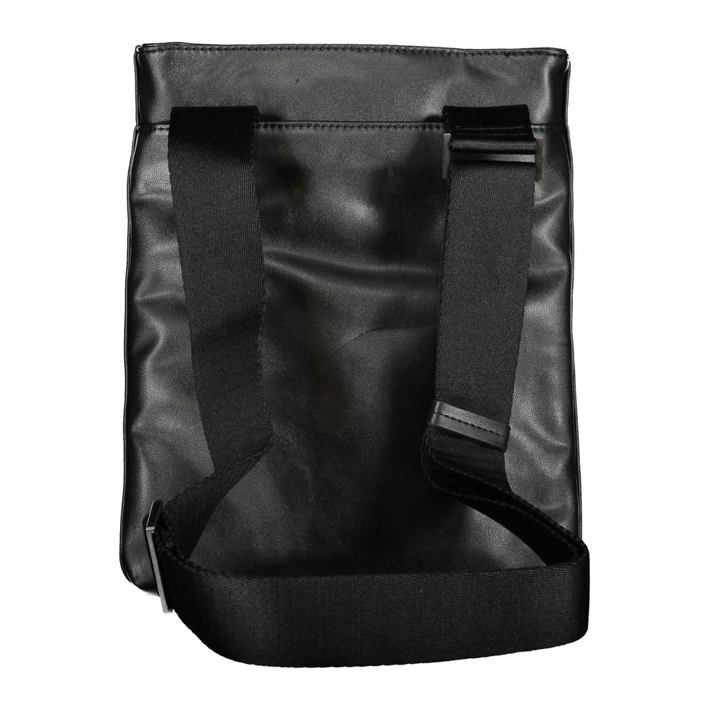 Schwarze Polyester-Umhängetasche