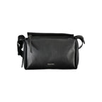 Schwarze Polyester Handtasche