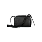 Schwarze Polyester Handtasche