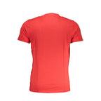Rotes Baumwoll-T-Shirt für Herren