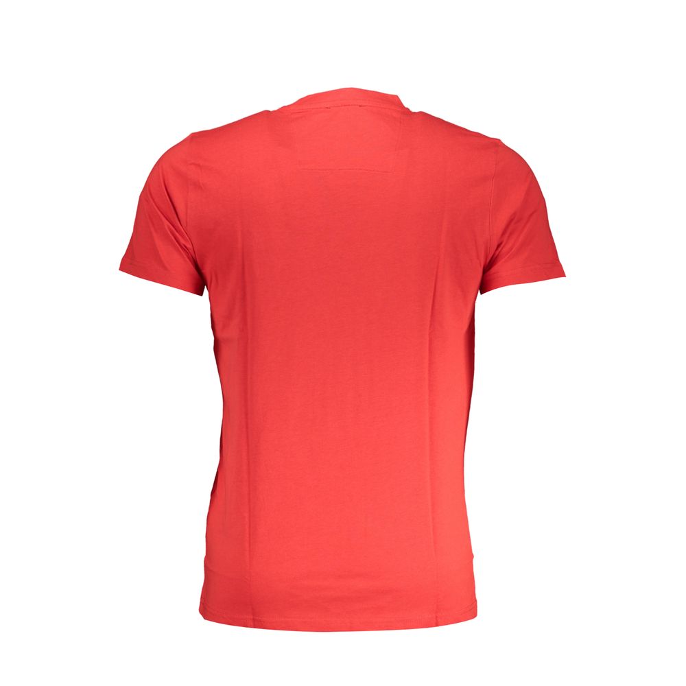 Rotes Baumwoll-T-Shirt für Herren