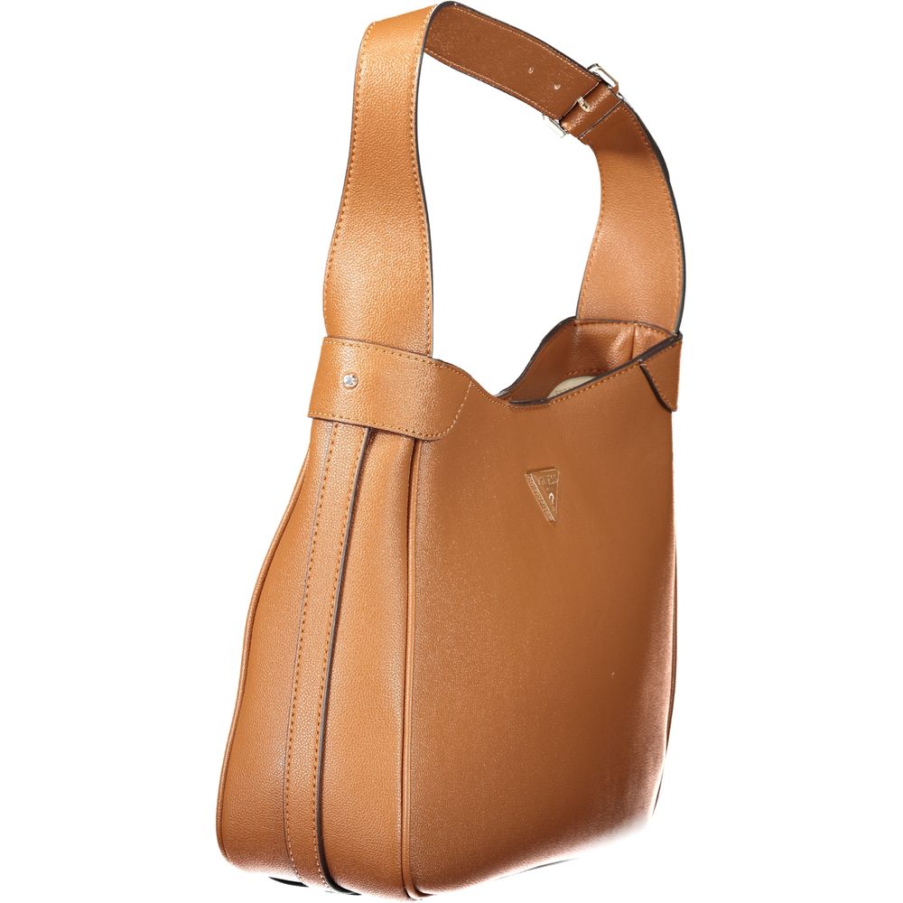 Braune Handtasche aus Polyethylen