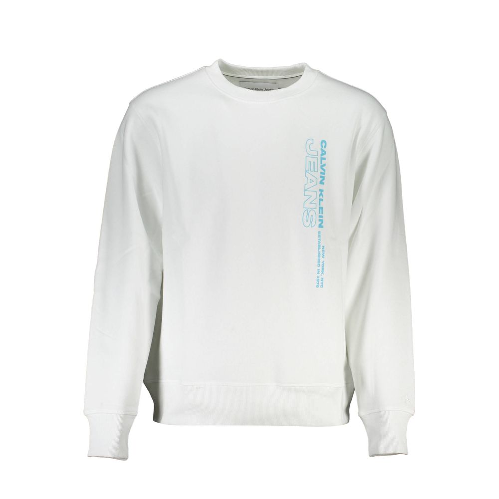 Weißes Herren-Sweatshirt aus Baumwolle