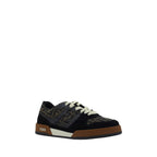 Multicolor Calf Leather Bos Taurus Low Top Sneakers