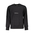 Schwarzer Baumwoll-Sweatshirt