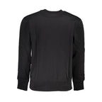 Schwarzer Baumwoll-Sweatshirt