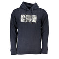 Blaues Baumwoll-Sweatshirt für Herren