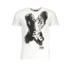 Weißes Herren-T-Shirt aus Baumwolle