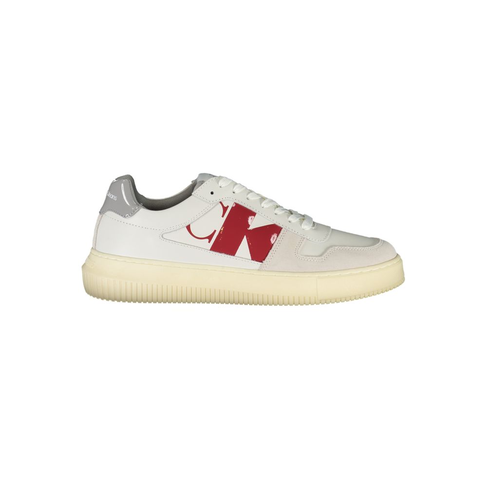 Bianco Leder Herren Sneaker