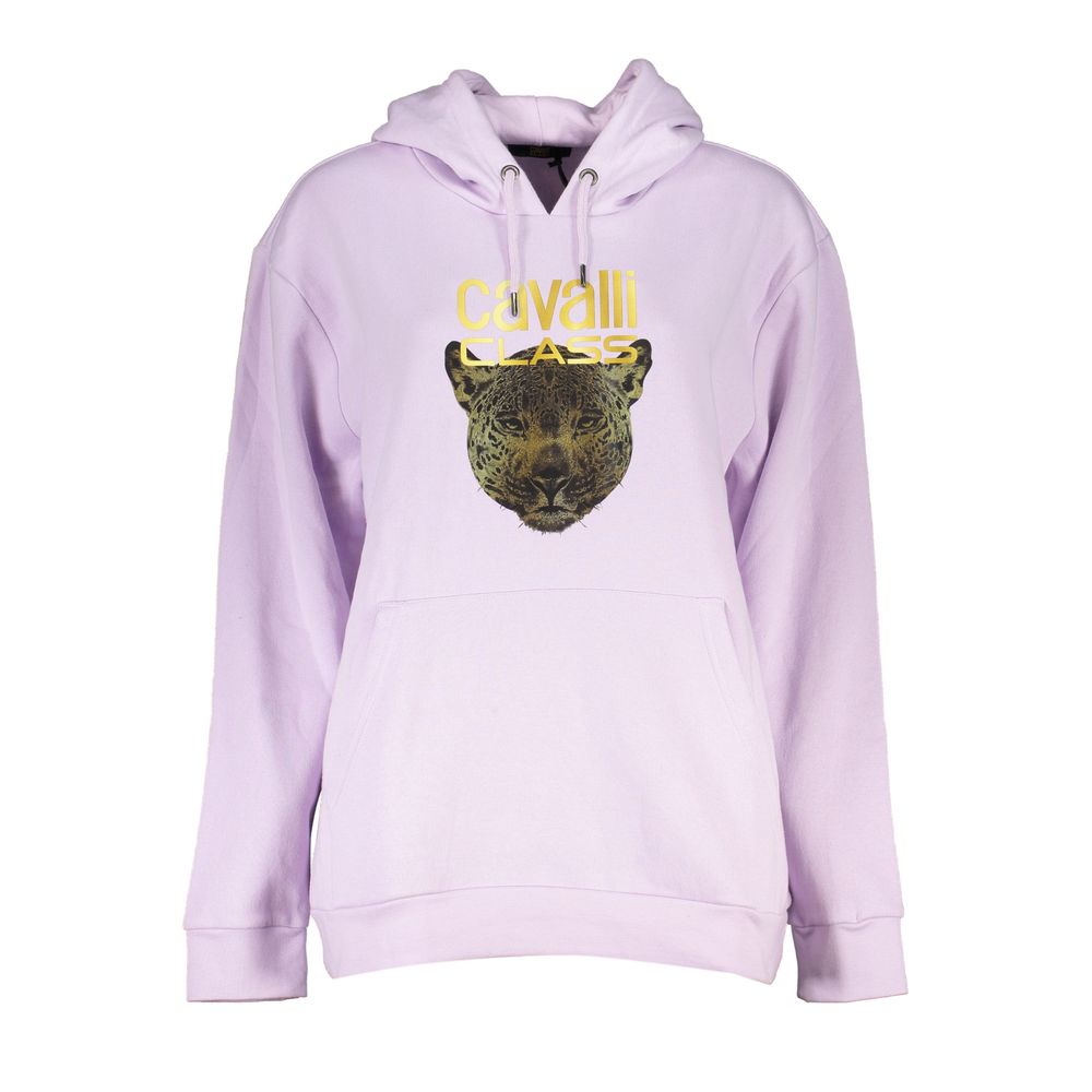 Lila Baumwolle Frauen Pullover