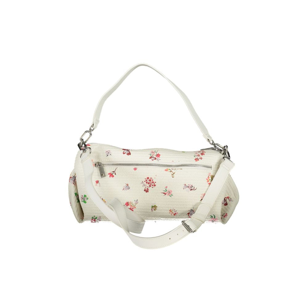 Weiße Damen-Handtasche aus Polyurethan
