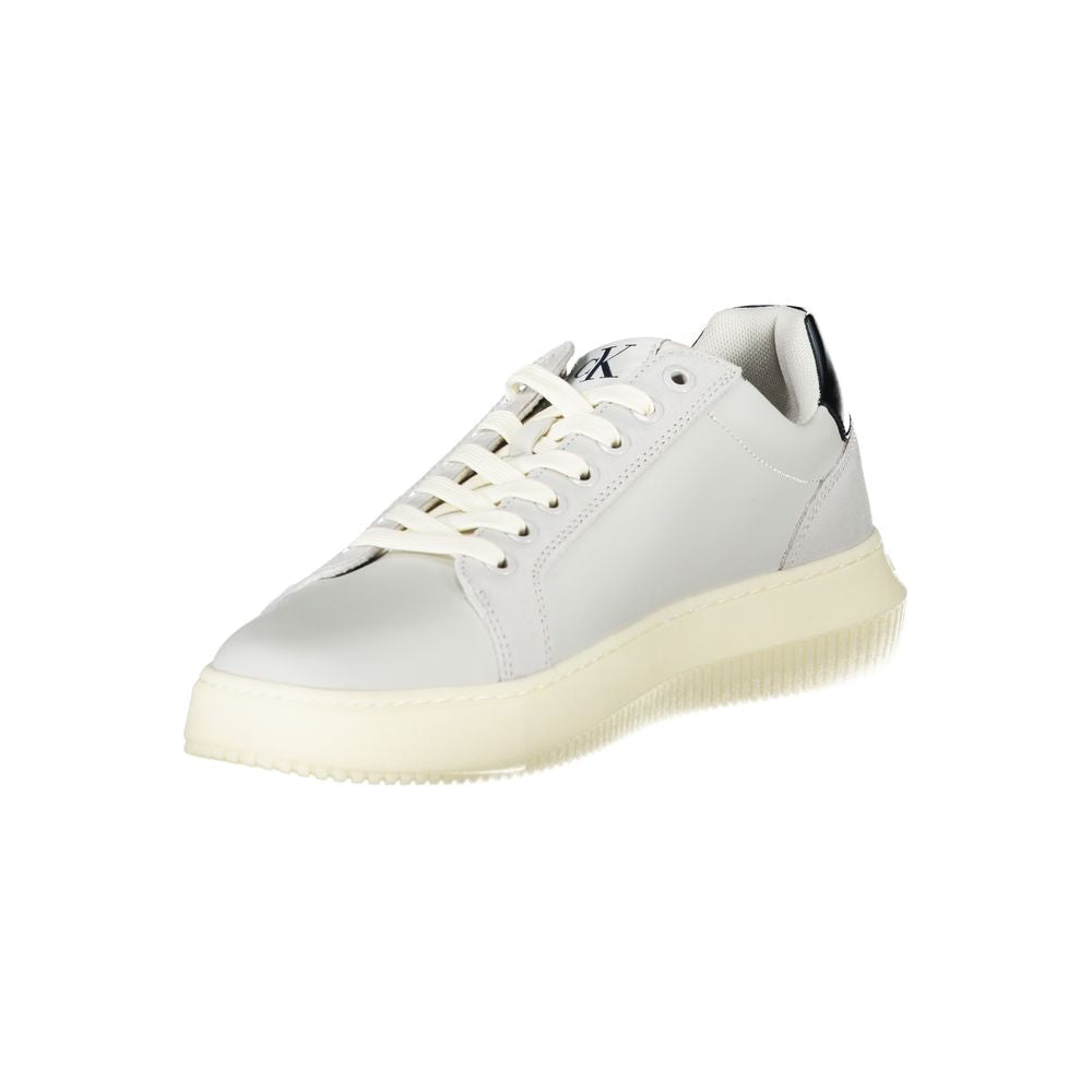 Herren-Sneaker aus weißem Polyurethan