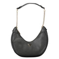 Schwarze Damen-Handtasche aus Polyethylen
