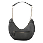 Schwarze Damen-Handtasche aus Polyethylen