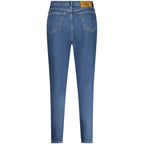 Baumwolljeans aus blauem Denim