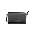 Schwarze Polyester-Handtasche