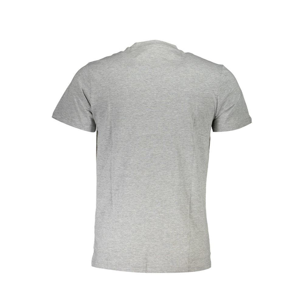 Grigio Baumwoll-T-Shirt für Herren
