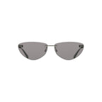 Schwarze Sonnenbrille aus Metall 38328