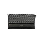 Schwarze Polyester Handtasche