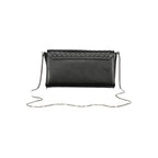 Schwarze Polyester Handtasche