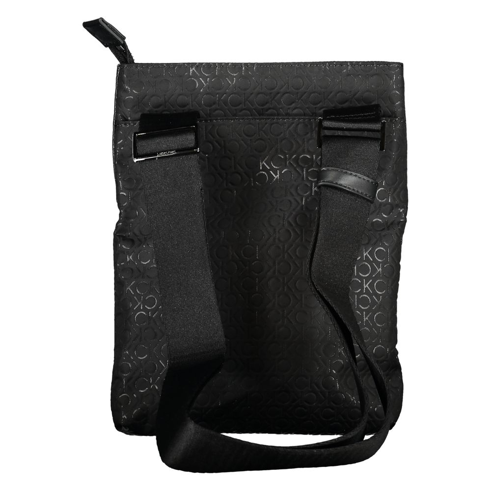 Schwarze Polyester Handtasche