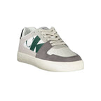 Weiße Herren-Sneaker aus Polyester