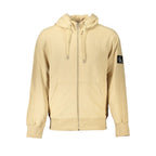 Beiger Baumwollpullover für Herren