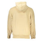 Beiger Baumwollpullover für Herren