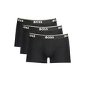 Schwarze Herren-Boxershorts aus Baumwolle