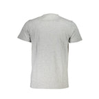 Grigio Baumwoll-T-Shirt für Herren