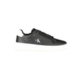 Schwarzer Leder Herren Sneaker