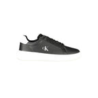 Schwarzer Leder Herren Sneaker
