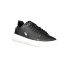 Schwarzer Leder Herren Sneaker