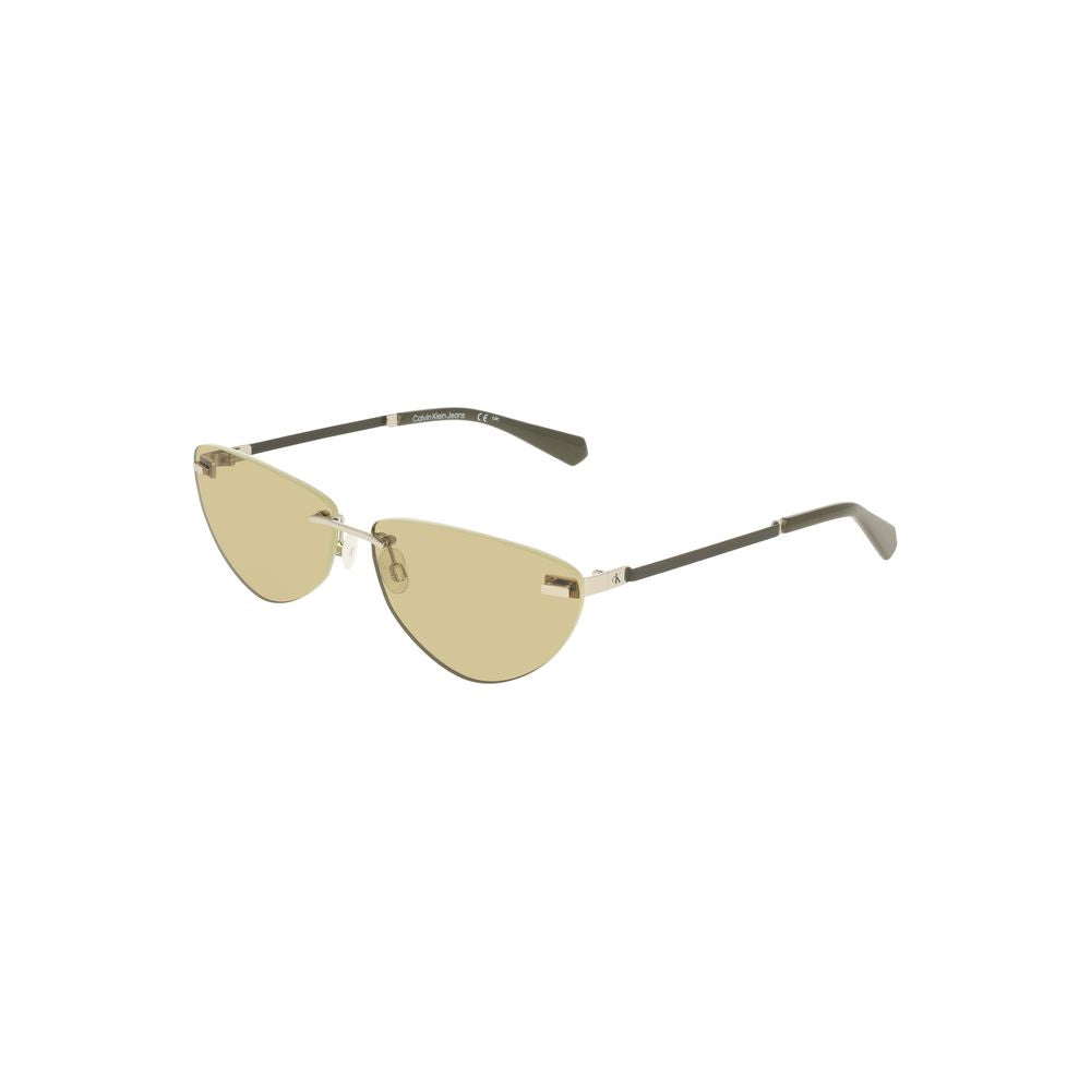 Grüne Sonnenbrille aus Metall 38331