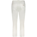 Weiße Skinny-Jeans aus Baumwolle für Frauen