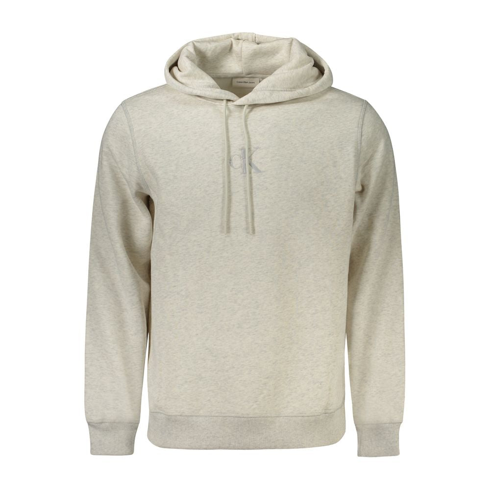 Grigio Herren-Kapuzenpullover aus Baumwolle