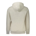 Grigio Herren-Kapuzenpullover aus Baumwolle