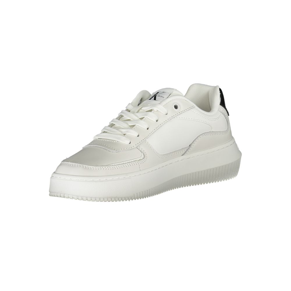 Weiße Leder-Sneaker für Damen