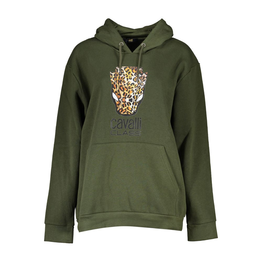 Grüner Baumwollpullover für Frauen