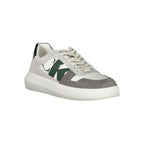 Weißer Polyester-Sneaker