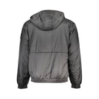 Schwarze Herrenjacke aus Polyester