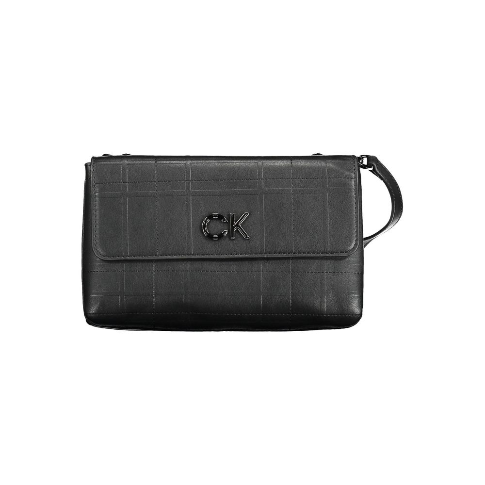 Schwarz Polyester Frauen Handtasche