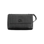 Schwarz Polyester Frauen Handtasche