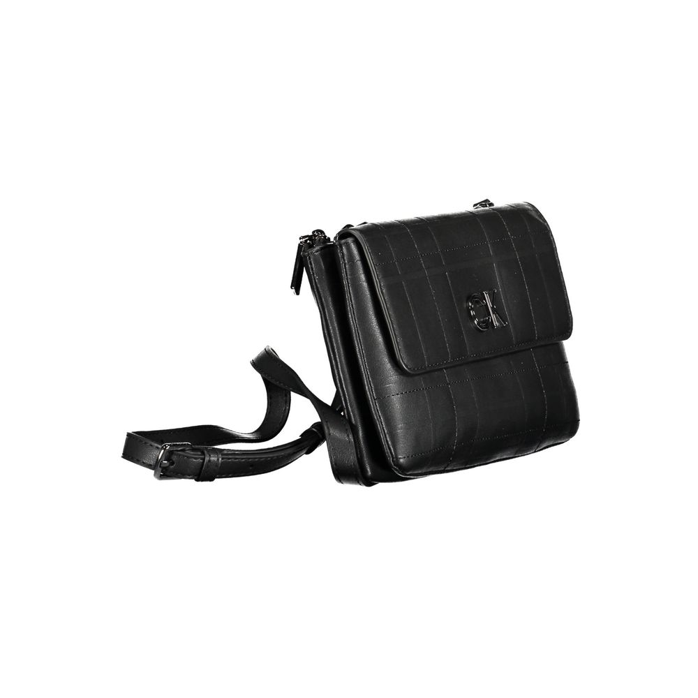 Schwarz Polyester Frauen Handtasche