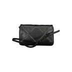 Schwarze Polyester Handtasche