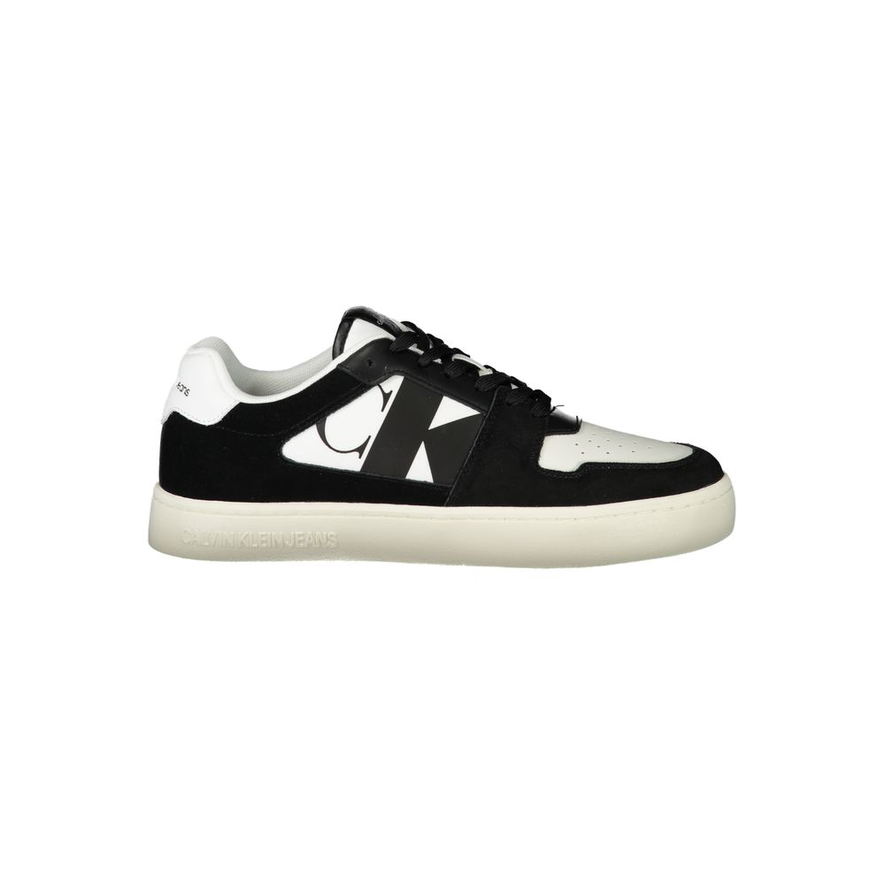 Weiße Herren-Sneaker aus Polyester