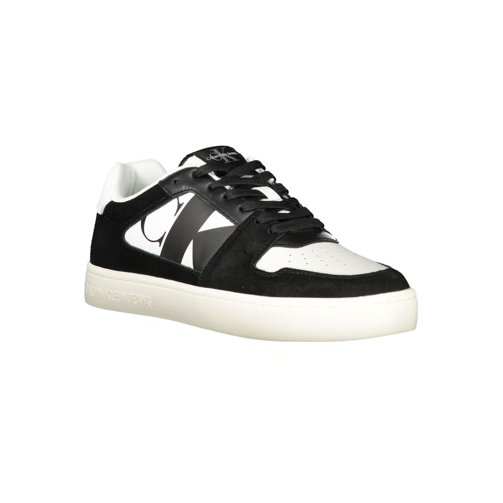 Weiße Herren-Sneaker aus Polyester