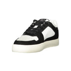 Weiße Herren-Sneaker aus Polyester